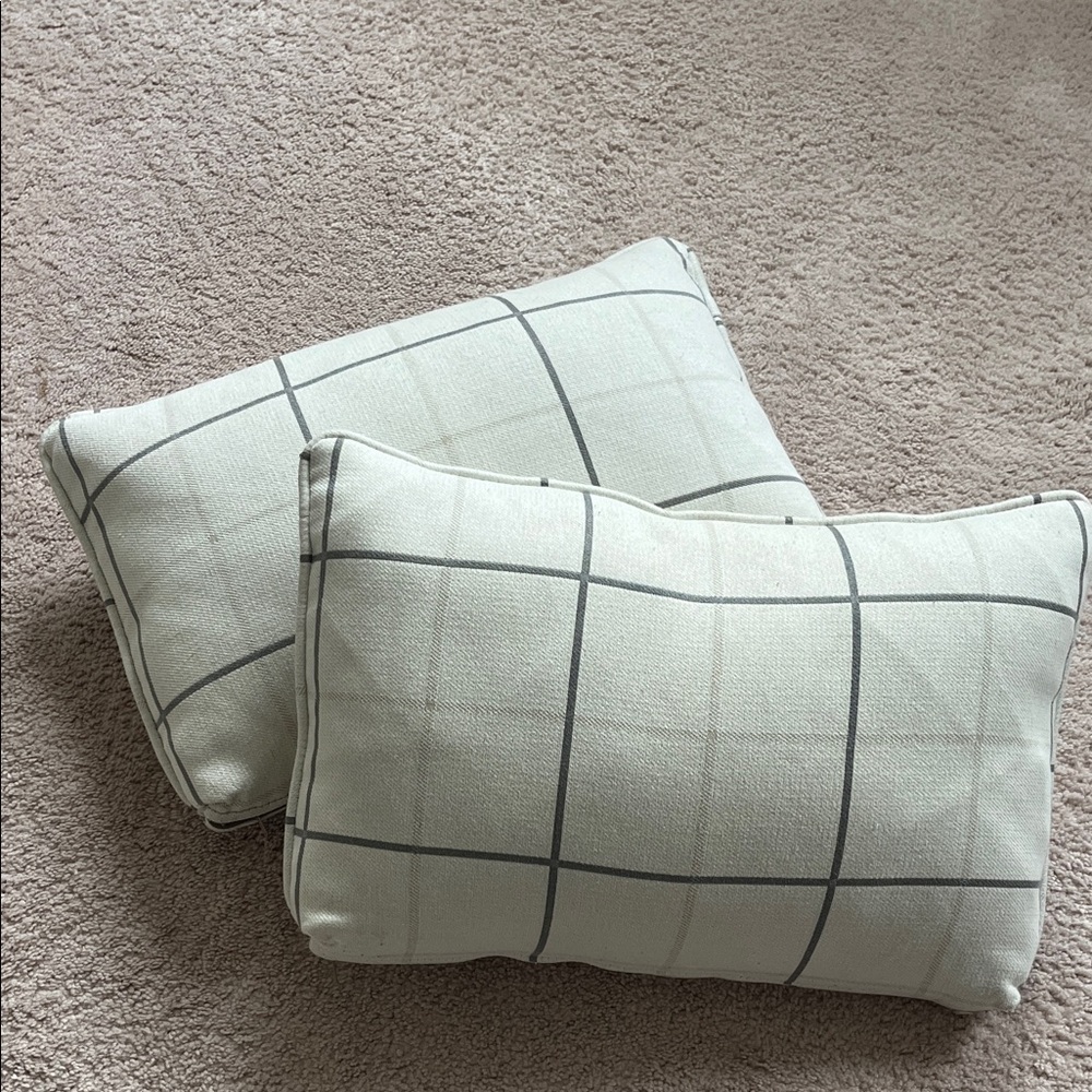 Plaid Throw Pillows